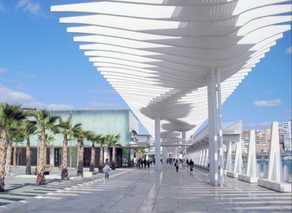 Malaga Center Beach Eksteriør bilde