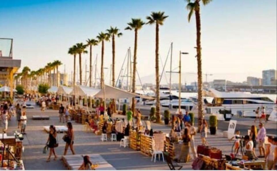Malaga Center Beach Eksteriør bilde